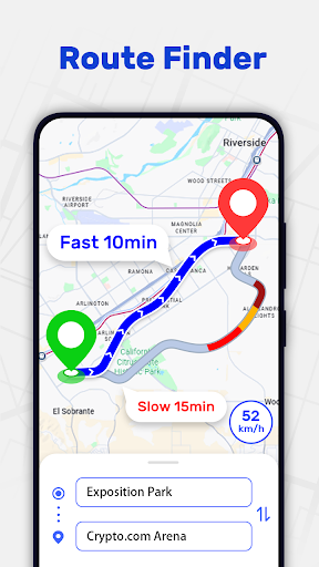 GPS Navigatsiya Yo'nalish Qidiruvi