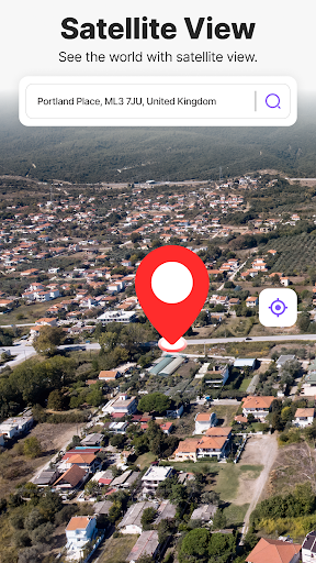 GPS Navigatsiya Jonli Yer Xaritalari