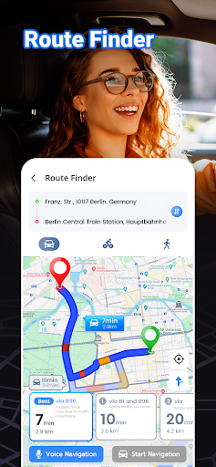 GPS xaritasi: Haydash uchun navigator