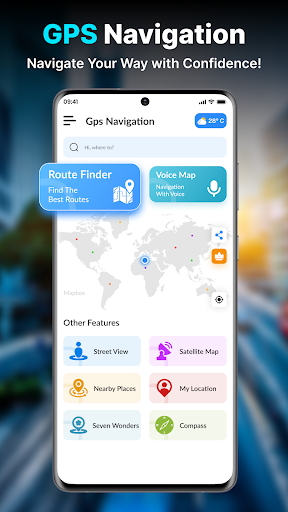 GPS Xaritalar Ovozli Navigatsiya
