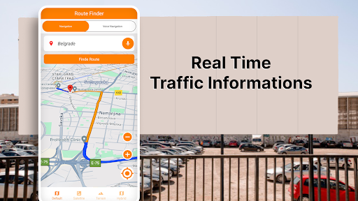 GPS yo'nalish qidiruvchisi va yo'l xaritalari